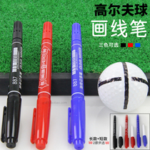 Golf drawing brush golf accessories scriber special oil pen marker black red blue