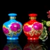 Jingdezhen chai rượu vang gốm 5 kg có nắp niêm phong vòng rượu chai màu xanh và trắng chai rượu vang jar rượu nhà máy trực tiếp ly uống rượu tây Rượu vang