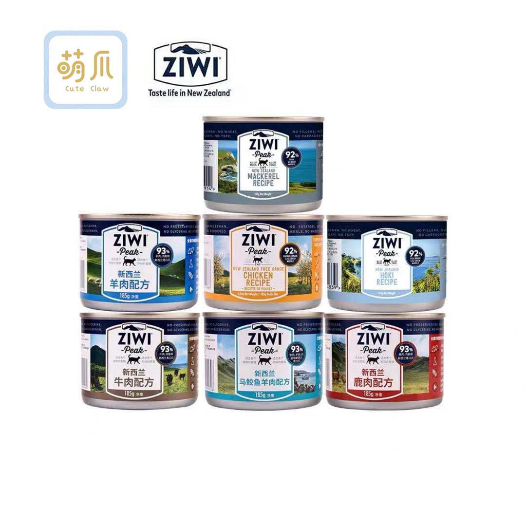 Molly Cute Claw ZIWI Peak Новозеландский продукт с высоким содержанием мяса, консервированные закуски для кошек, Влажный корм для кошек, 185 г Изображение 1
