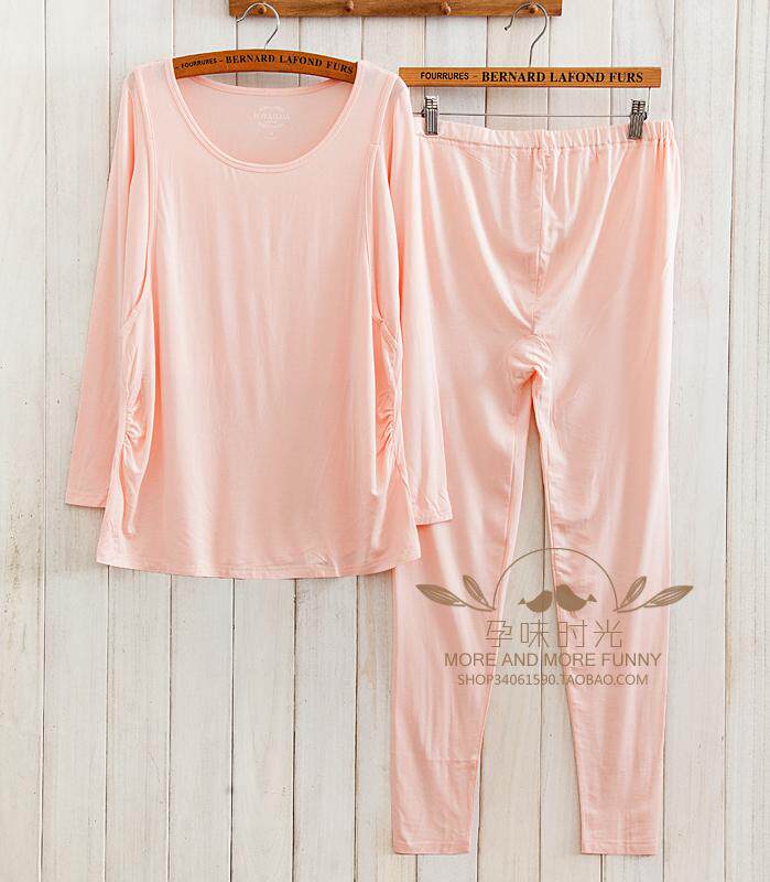 Special Jonya modal autumn clothes sanitary pants Nursing hot pants Soft and comfortable long-sleeved nursing 35135