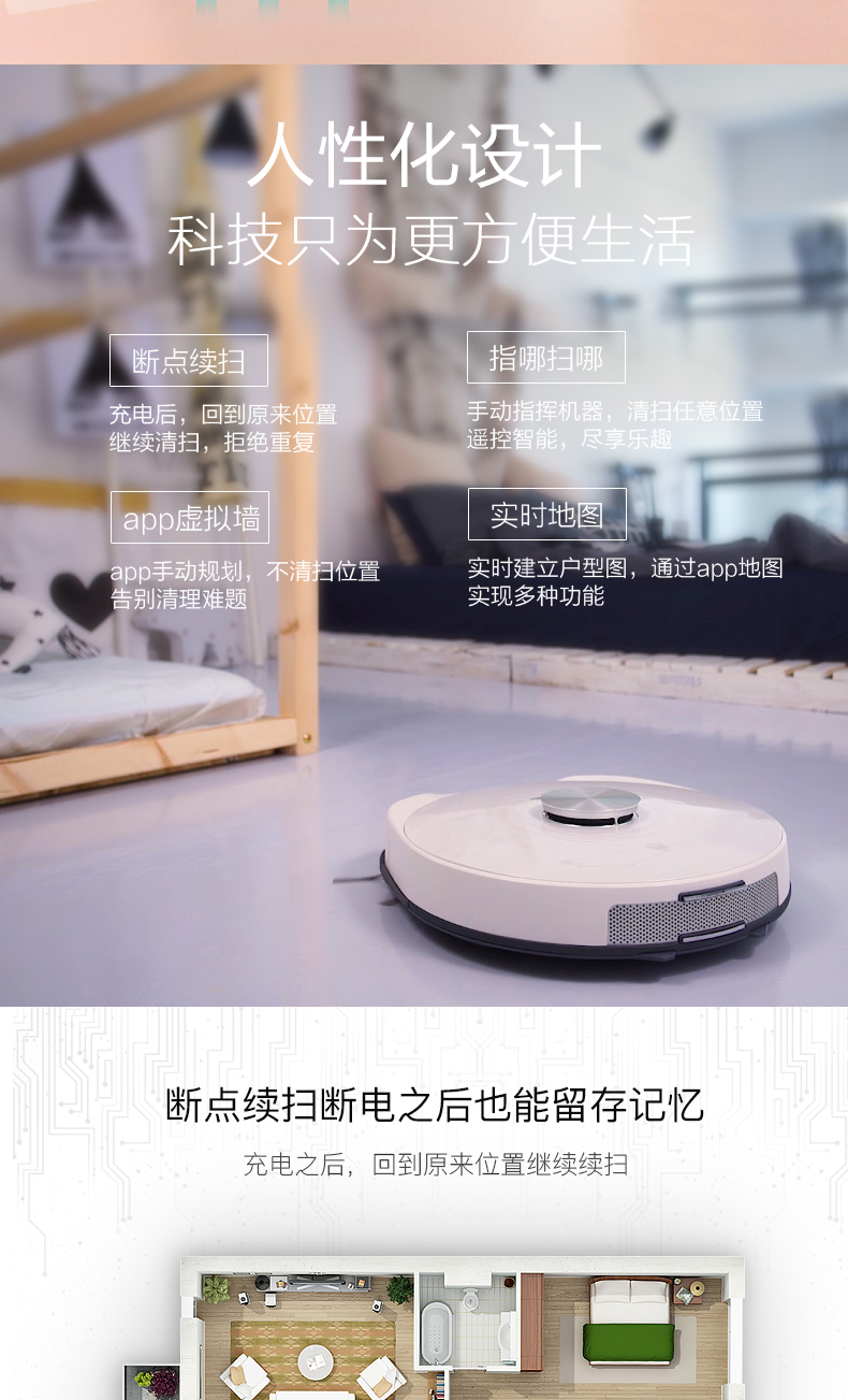 Haier TAB-JLH5W robot quét laser thông minh tự động im lặng lau một cái robot hút bụi electrolux