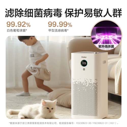 Домохозяйственная фильтрация Haier Air Очиститель Удаление формальдегидного дыма выхлопных обогревателей KJ680