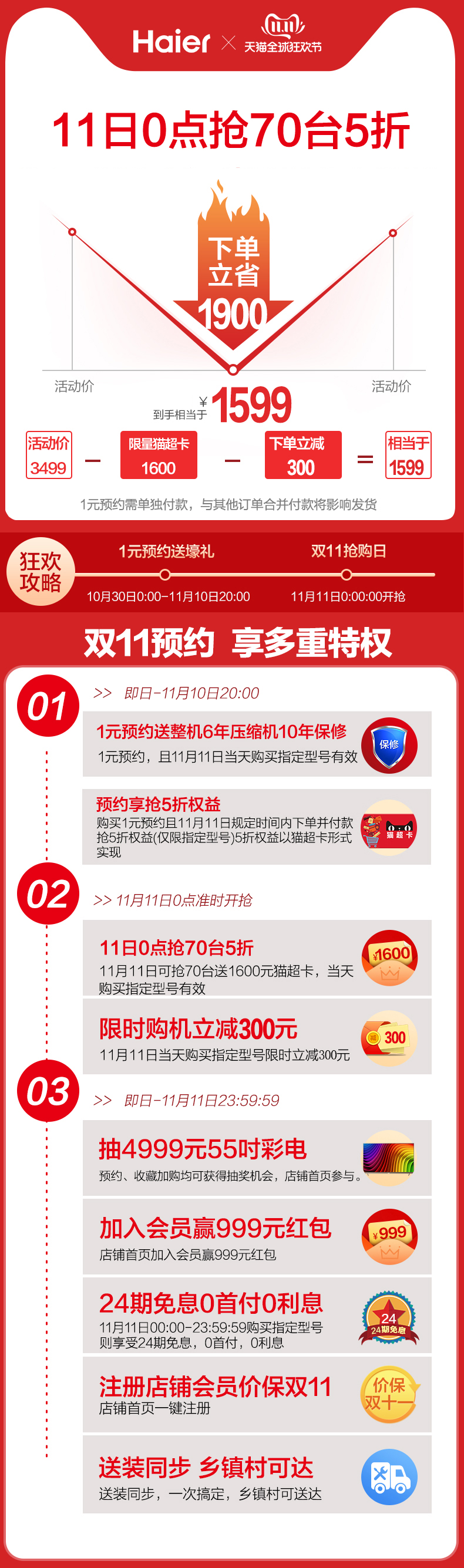 海尔 风冷 变频 智能双开门冰箱 572L 图1