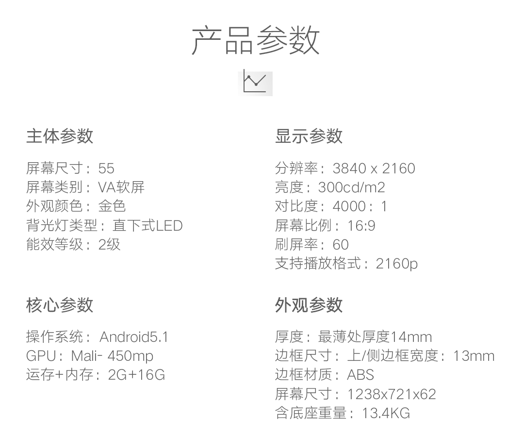 海尔 LU55C51 55英寸 4K智能液晶电视 图12