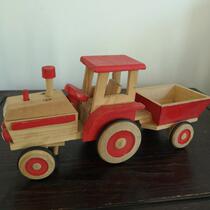 Sample room wooden car model classic car wooden car collection antique car nostalgic red storage car