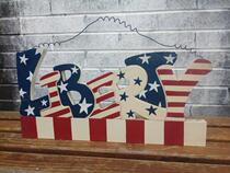 Stock Handicraft Defective Clear Cabin Bar Coffee Decoration Hand-painted Star Strip Retro Pendant Dilapidated