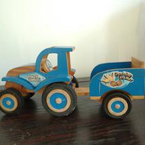 Sample Room Wooden Car Model Classic Car Gift Wooden Car Collection Antique Car Nostalgic Ancient Blue