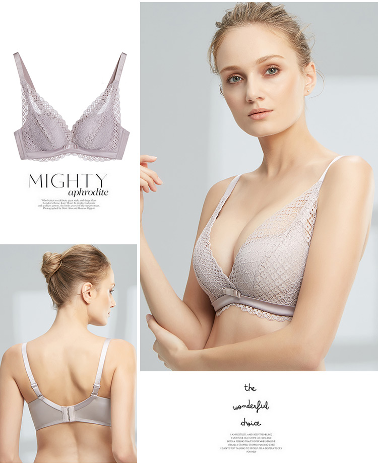 Nước hoa nữ đồ lót không có vòng ngực ngực nhỏ gợi cảm tụ tập trên ngực hỗ trợ để nhận sữa ngăn ngực rủ ngực quần lót bầu