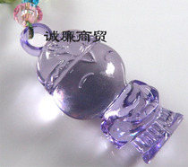 Glass jewelry lilac transparent doll jyg93480065