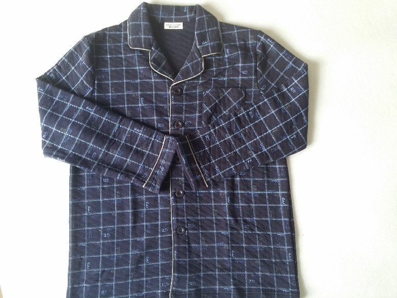 81385D0 ba súng đồ ngủ nam ba súng nam quần dài tay dày mền phục vụ nhà phù hợp với 81403D0 bộ pijama nam