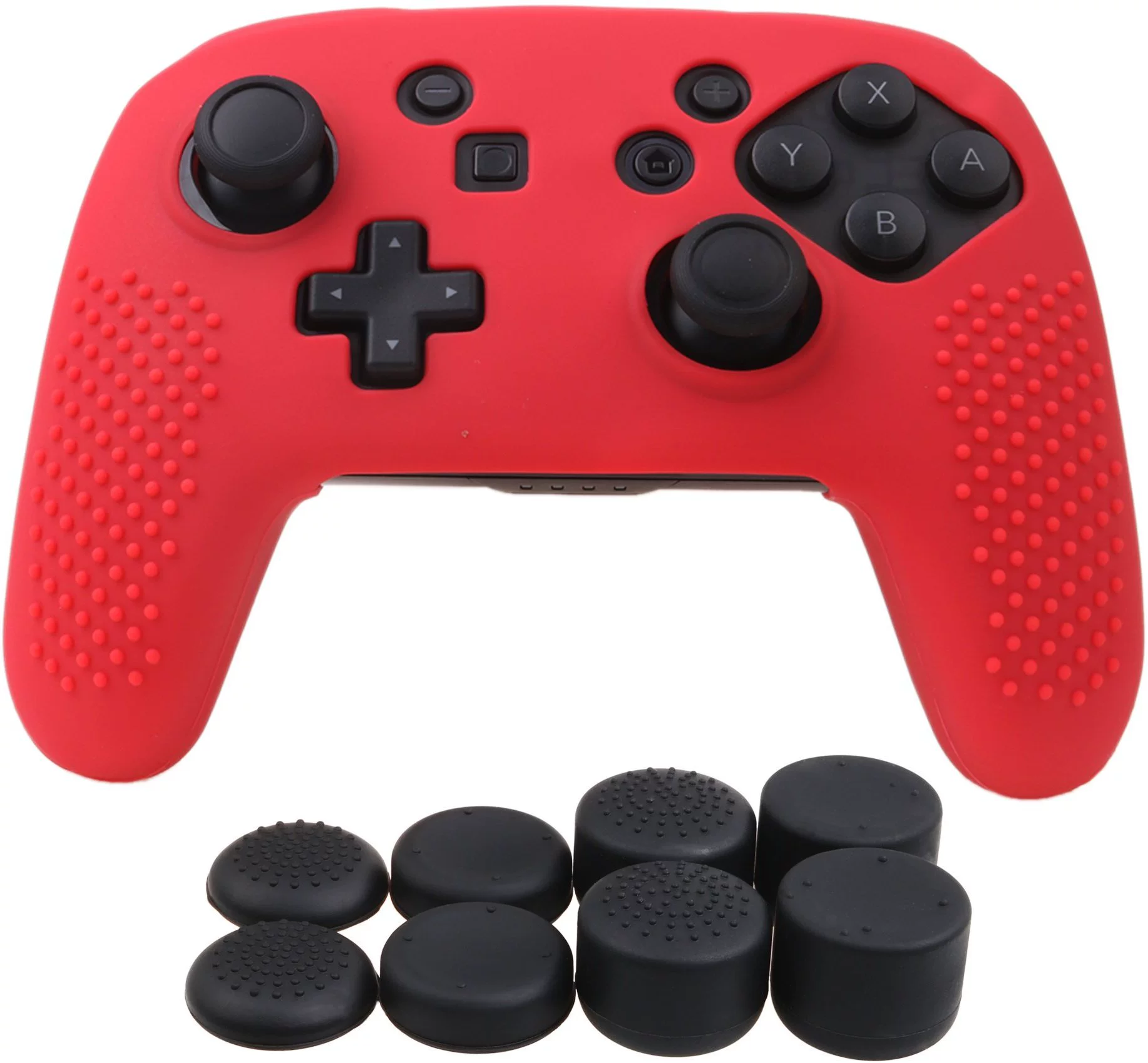 Switch PRO xử lý tay áo silicon Công tắc tay áo bảo vệ tay áo lớn tay cầm phun nhiên liệu chất lượng cao - Người điều khiển trò chơi