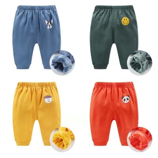 Children's pants Boy Girls Sports Leisure Pants Fall Spring and Autumn Baby Wear Pure Cotton-loose Pants