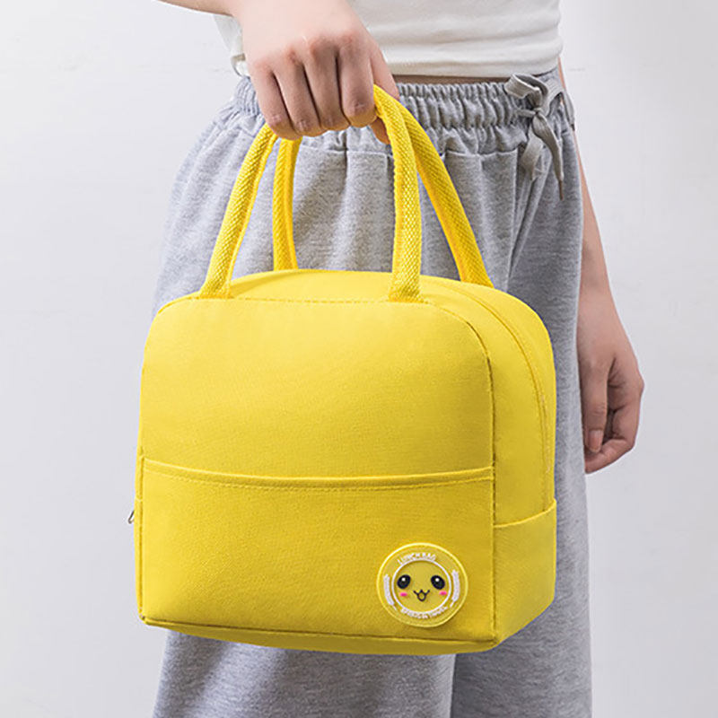 Thermal insulation new geometric chicken bag fresh cold bag Bento bag Waterproof lunch tote bag rice lunch box bag large size