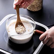 Japanese style high Peng silicon glass pot wheat rice stone pot non-stick milk pan non-stick pan instant noodle pot soup pot handle handle