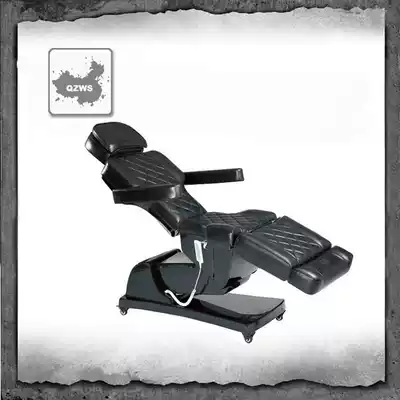 Beijing Qiangzi tattoo equipment multifunctional hydraulic tattoo bed tattoo chair beauty beauty bed nail salon chair