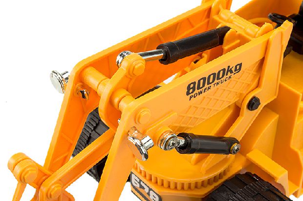 Điều khiển từ xa không dây có thể sạc lại đồ chơi xe máy ủi gỗ xe múc đồ chơi