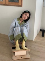Cardigan rayé haut de gamme de style coréen pyjama à manches longues pour femmes printemps et automne 2023 nouveau pantalon vêtements de maison ensemble deux pièces de grande taille