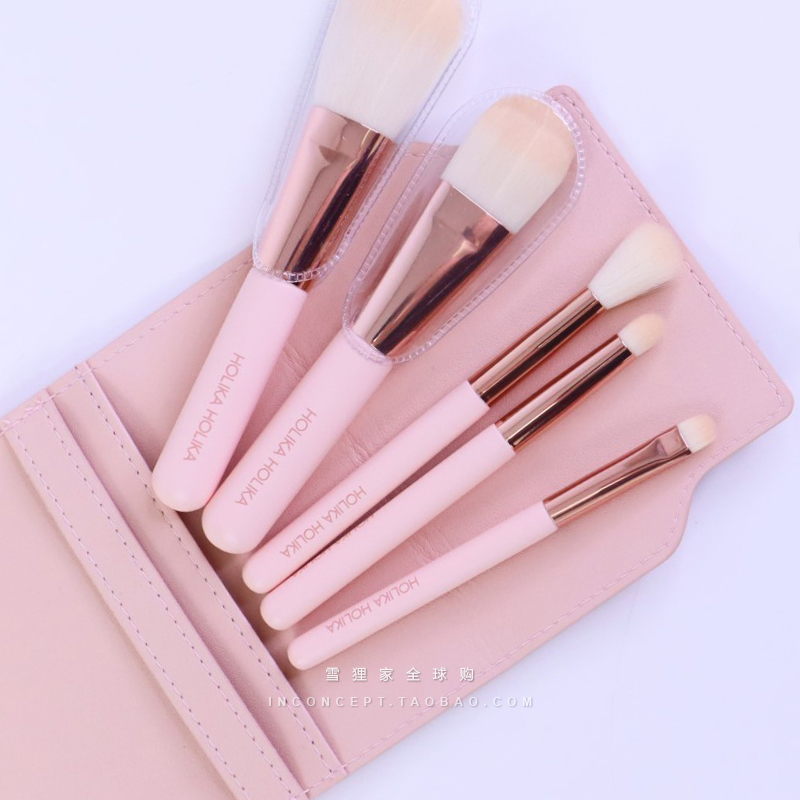 Korea HOLIKA MUDROP makeup brush 5 foundation brush Blush powder brush Smudge brush Eye shadow brush