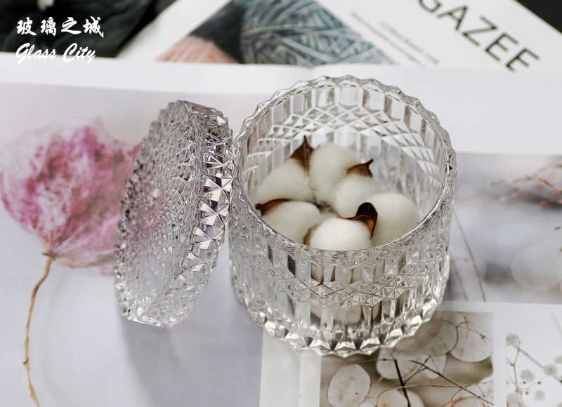 Glass City lead - free crystal glass candle candle candle candle candle candle bar jewelry box