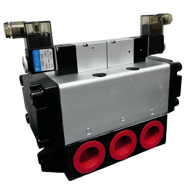 Соленоидный клапан q35d2i-l25y dc24v ac220v 肇庆方大气动元件 qdi 三位五通电磁阀 Fangda