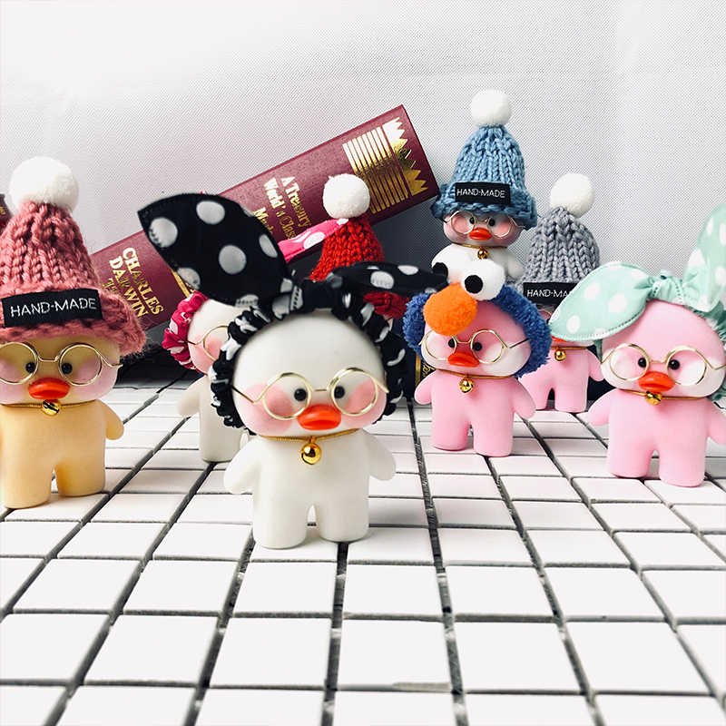 Shake Soundbots glass Duck Cute Teenage Hearts Pink 3D paparazzi Paparazzi Fridge Patch Magnet Cozy Children's Kit Adornment