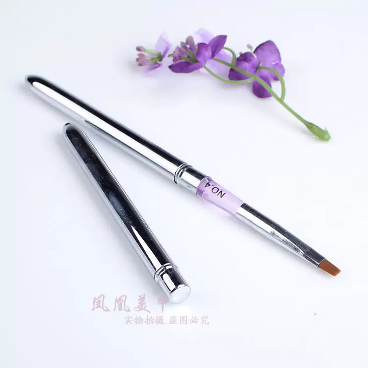 Dụng cụ làm móng tay bút đặc biệt bút phẳng miệng trị liệu bằng bút bút kép sử dụng bút chải trị liệu dũa móng tay