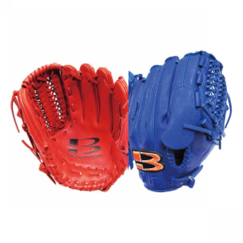 BRETT Brit God Warrior Warrior Baseball Gloves Pitched Close Net Blue Red 2 Thrones