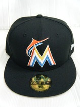 MLB Major League Baseball NEW ERA Miami Marlins player player cap