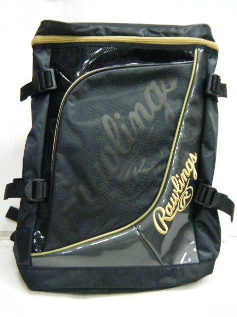 Rawlings Anti-Dial Water With Type Texture Baseball Backpacking Kit Bag Black Deep Blue Red 3 Colors