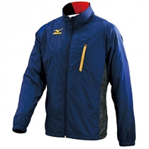 MIZUNO MIZUNO BREATH THERMO Slim Fit windbreaker sports jacket dark blue gray
