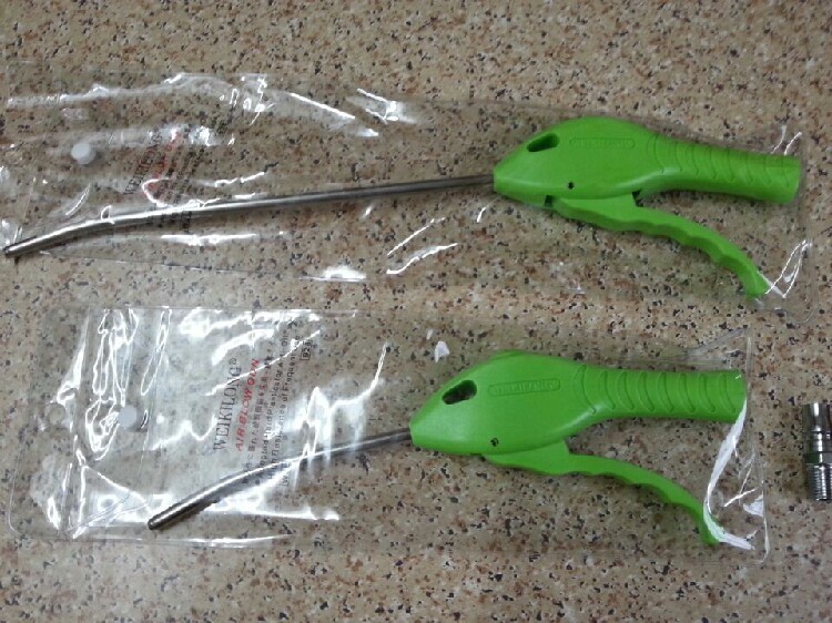 Wejilong WJL-928 powerful air gun extended air gun Green dust gun SONO type dust gun