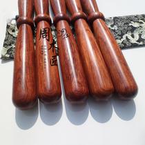 Rosewood Tai Chi stick Tai Chi ruler Erbangzi wooden stick Wuji fitness stick free engraving on cloth cover