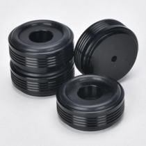 44X17mm aluminum machine foot pad CD machine foot nail all aluminum alloy power amplifier machine foot shockproof non-slip foot pad rubber pad