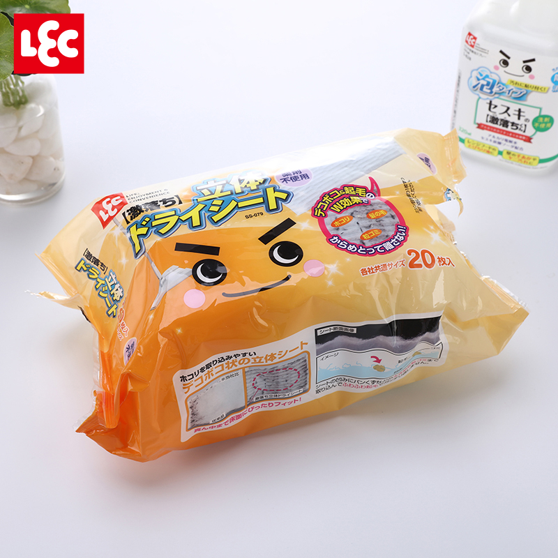Japan LEC concave-convex three-dimensional mopping mop with thickened embossed electrolytic water cleaning wet wipes imported from Japan