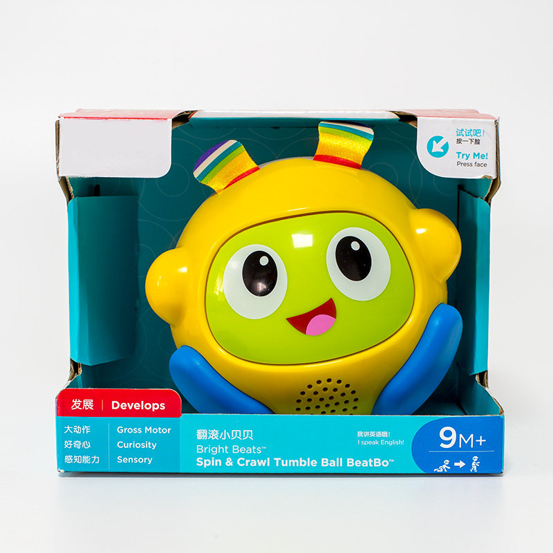 Tumbling Babe Baby Learning Crawling Music Light Ball Attracts Baby to Chase Sports for 6-36 Months