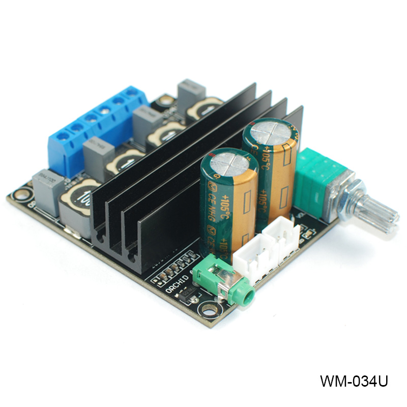 Dual chip TPA3116D2HIFI high power digital 2 0 stereo dual channel amplifier board 2X100W