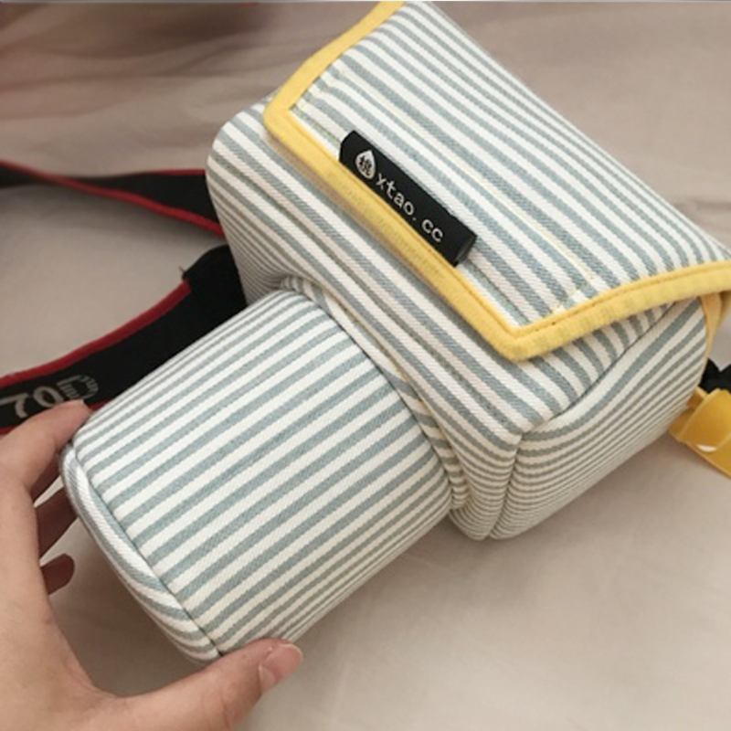 Micro single eye camera 2200d small peach xs10 6d2 6d2 thickened XS10 M62 M62 custom A6400 camera bag