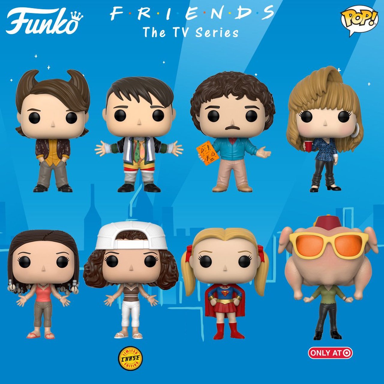 Spot US Imports Funko pop Friends of the Old Friends of the Friends series The paparazzi models swing around and play around