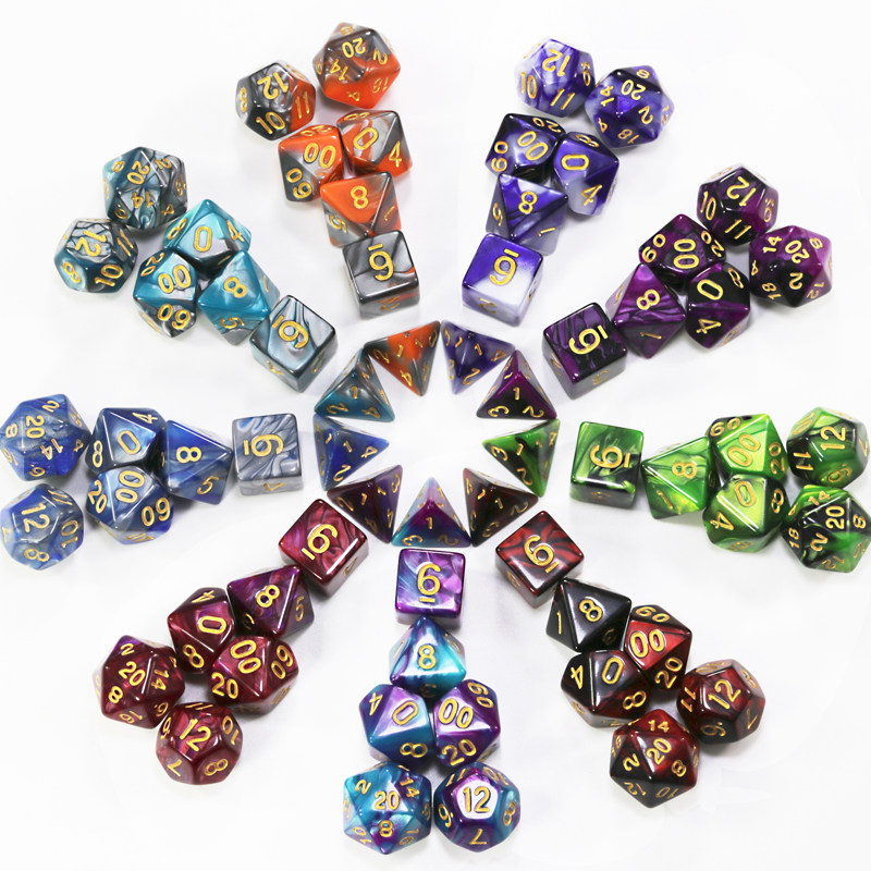 Speed Selling Through EBay Exploits New Running Group Color Multifunction Indication of Things DND Dragon and Underground City Dice-Taobao