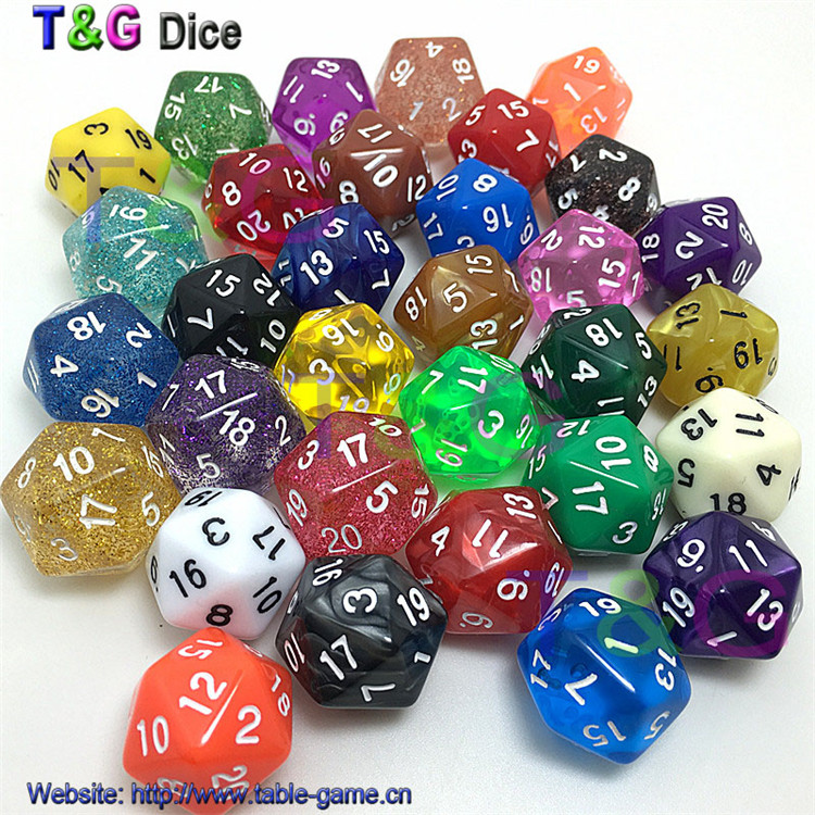D20 Face Dice Arithmetic Props Counter Teaching Utensils Elementary School Math Props Table Tour Gaming Accessories