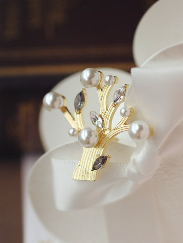 Broche en Alliage argent plaqué or - Ref 1171135 Image 9