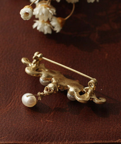 Broche en Alliage argent plaqué or - Ref 1174024 Image 6