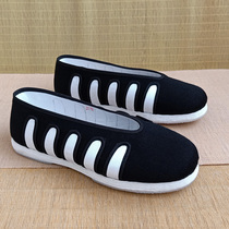 Old Beijing cloth shoes men manual qian ceng di round Taoist shi fang xie