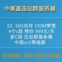 American station group server rental different A and C segments IP station group server multi-ip service