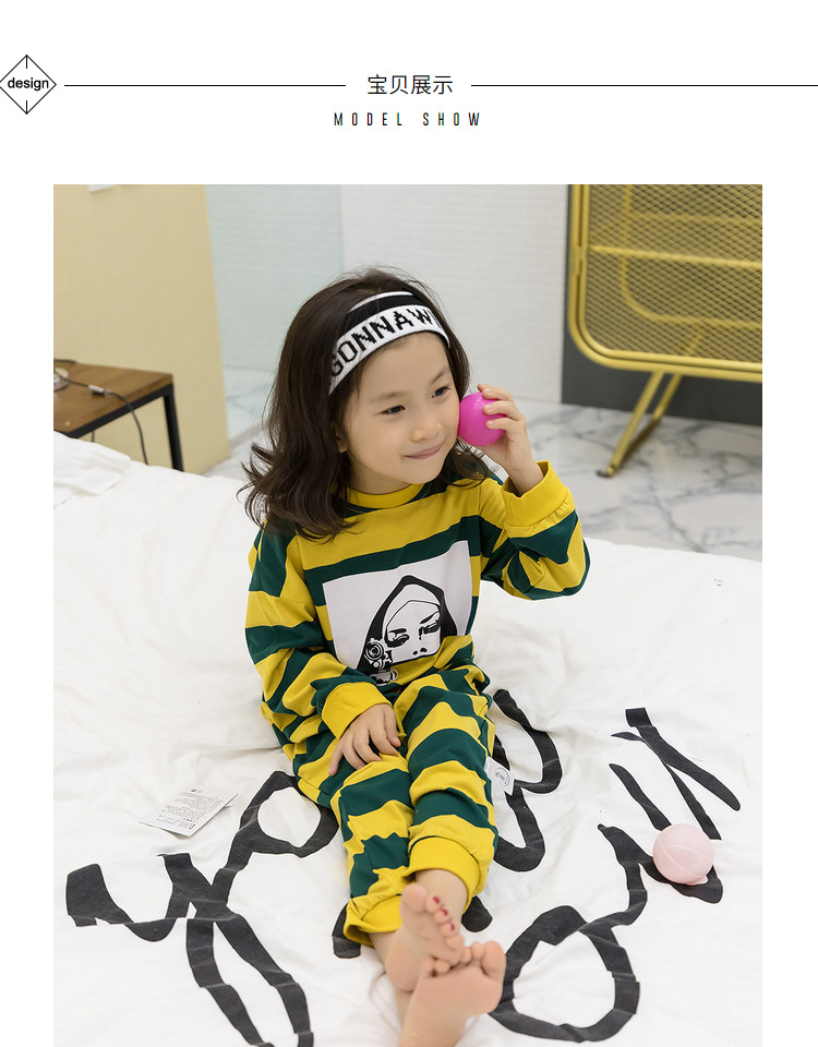 Bộ đồ liền thân cho bé 6 mùa xuân và mùa thu 5 trẻ lớn 3 bé 2 bé 1 tuổi và bé gái 4 bộ đồ ngủ chống đá mát mẻ đồ ngủ trẻ em