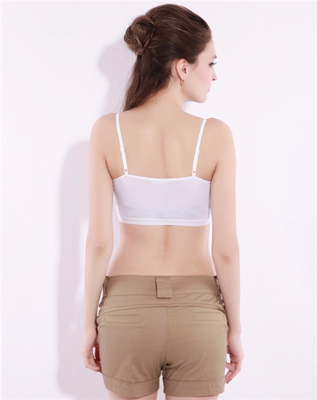 Áo vest kiểu ống không có vòng thép với miếng đệm ngực che một chiếc áo lót phía dưới nhỏ quấn ngực áo ngực modal bra đồ lót phụ nữ áo bra quây