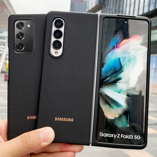 Samsung, GalaxyZFold3, чехол для телефона, защитный чехол, GalaxyZFlip3, GalaxyZFold5 подходит для мужчин и женщин, из натуральной кожи, защита при падении, бизнес-версия, простой и элегантный дизайн, изысканный стиль