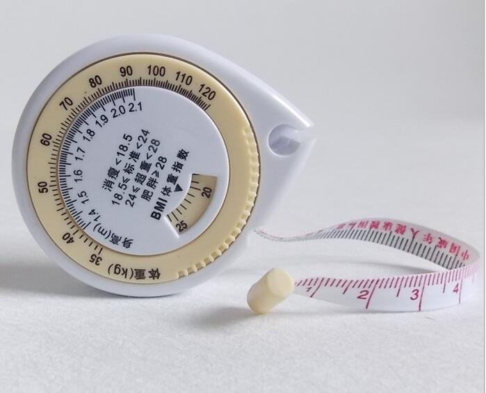 Healthy waist circumference ruler (with BMI Weight Index Calculator) can be used as a daily tape measure with support customization