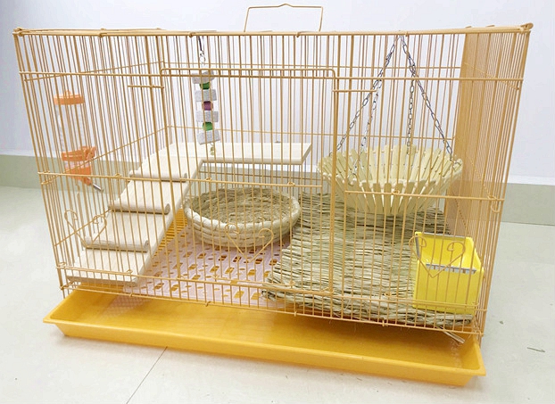 Small rabbit cage Indoor special automatic clear dung Dutch pig dragon cat guinea pig Home oversize Rabbit Cage Villa