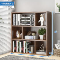 Office Bookshelf Easy bookcase Floor shelving Shelves Students Bookcase Storage Cabinet minimalist Multilayer Plaid Cabinet